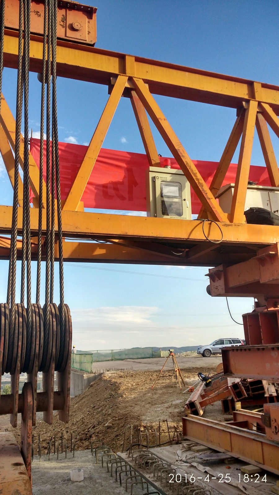 曲靖安裝架橋機安全監控管理系統現場四